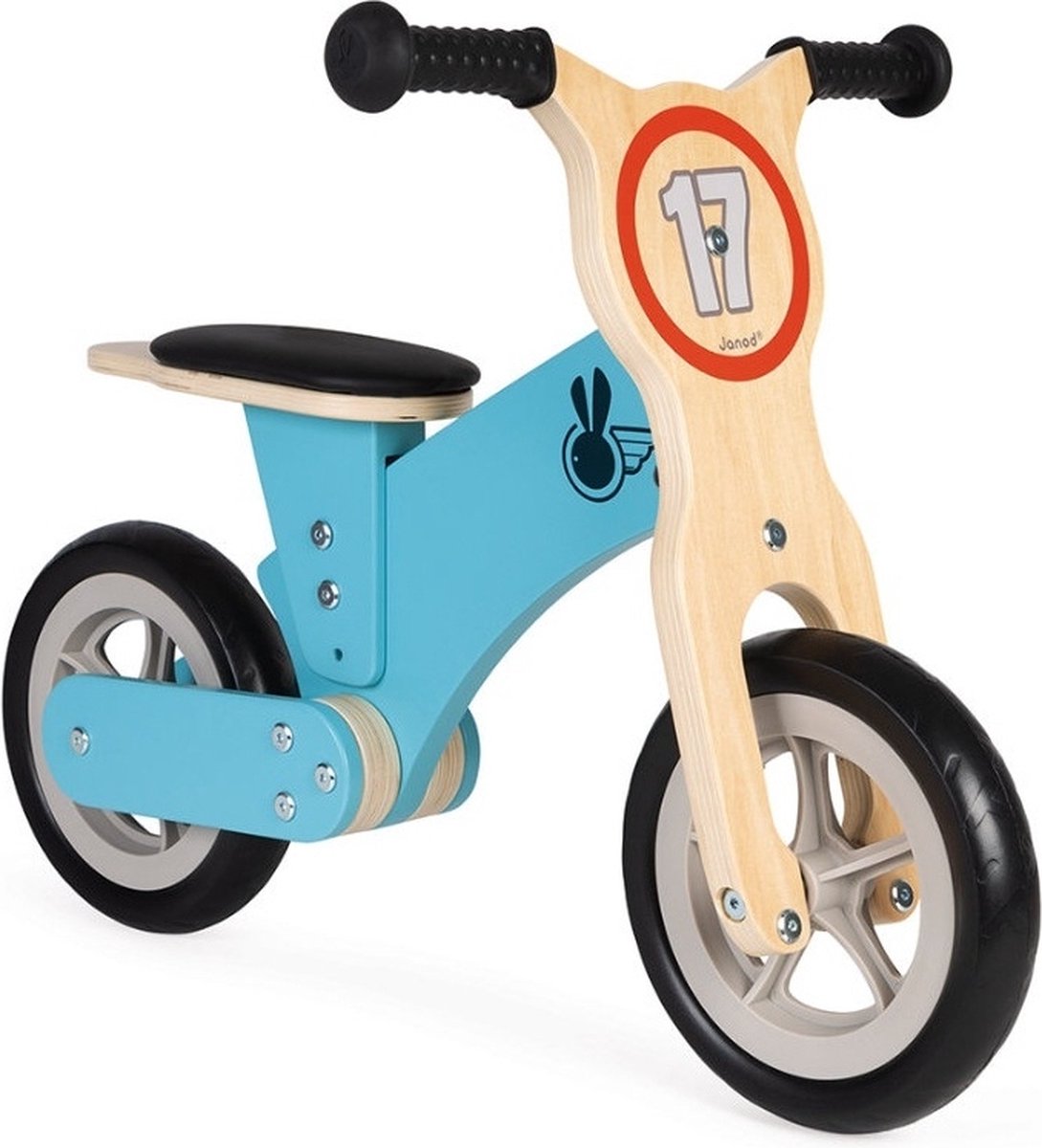 Janod Bikloon Little Racer houten loopfiets Loopfiets kopen online
