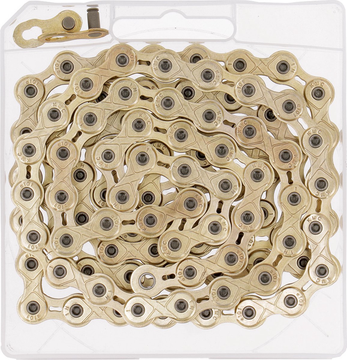 ketting single speed kmc x101 gold 112 schakels goud