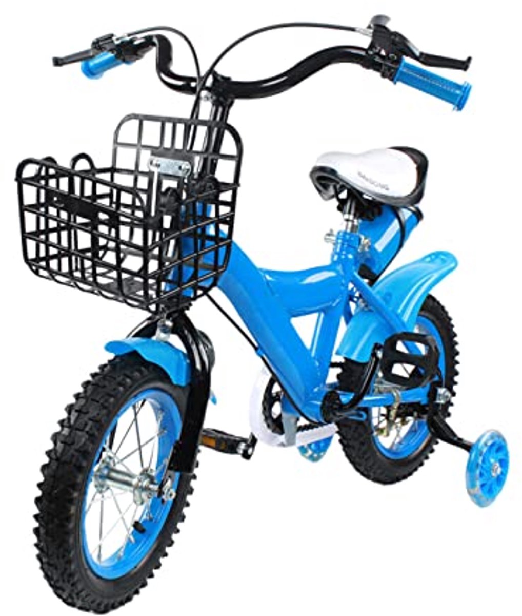 Kinderfiets 12 inch met steunwielen voor jongens en meisjes 2-4 jaar Kinderfiets kopen online