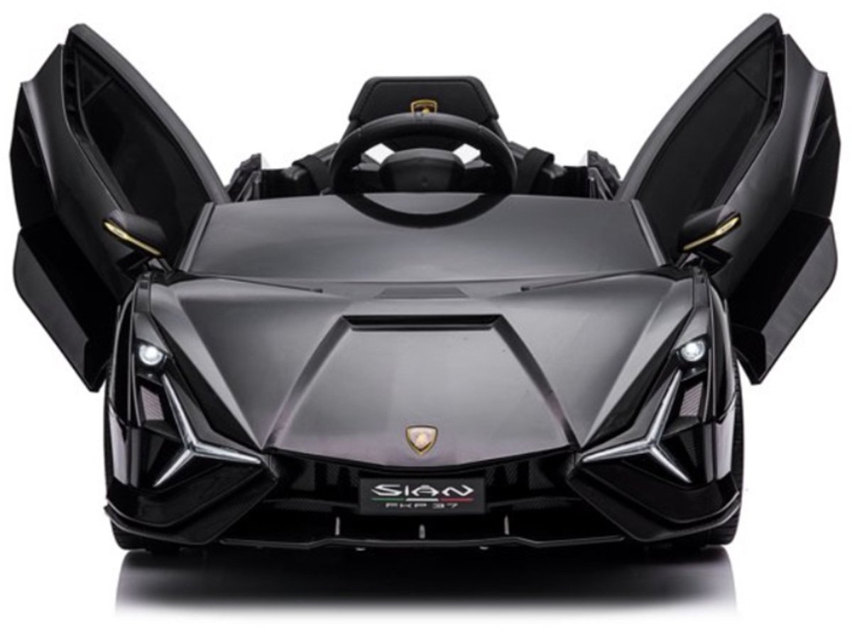 Lamborghini SIAN - Elektrische Kinderauto 12V - vleugeldeuren - zwart Accuvoertuig kopen online