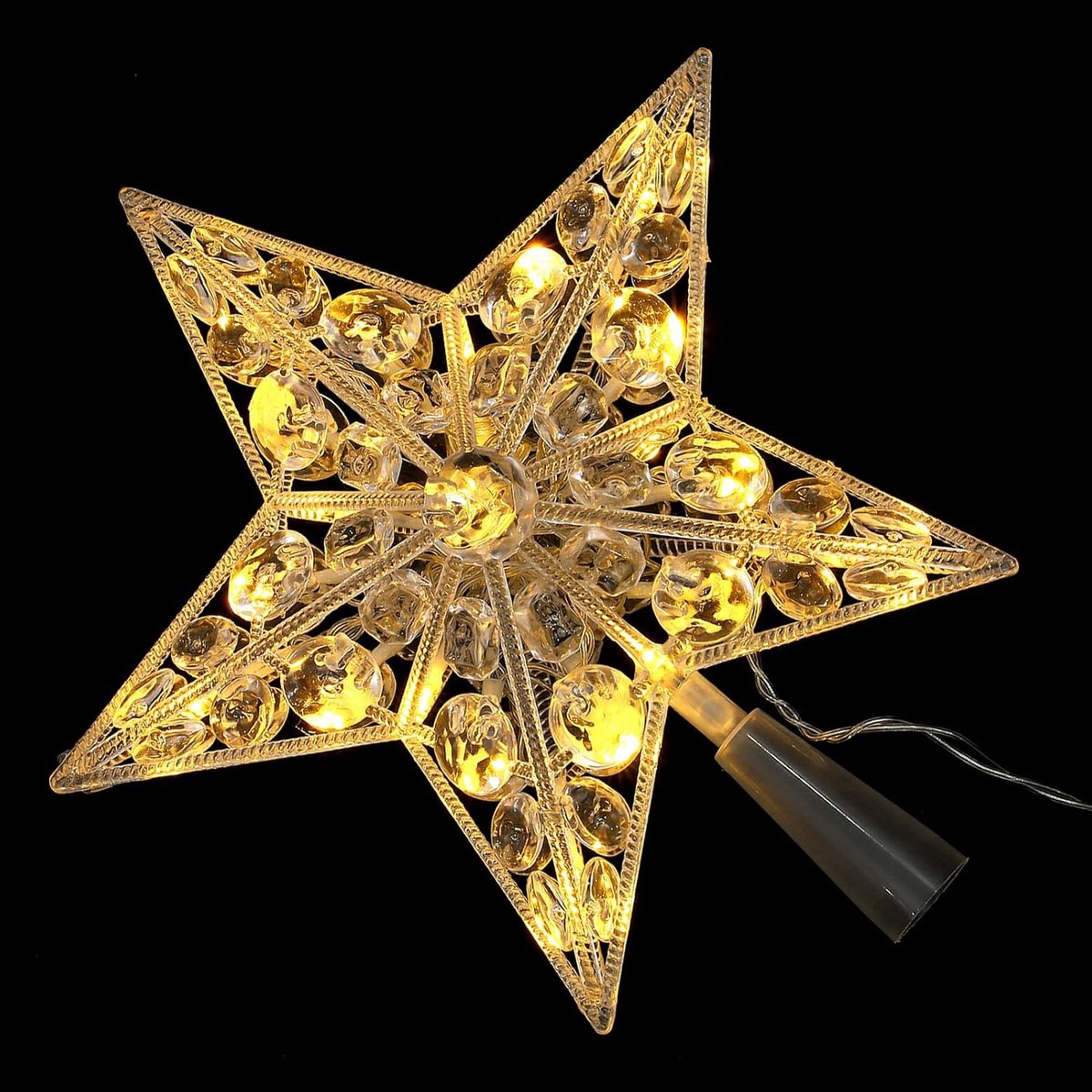 LED-kerstboomsterverlichting, warmgetinte boomtopversiering, kerstboomtopverlichting, kerstboomversiering, feestelijke sfeer in het vakantiehuis Fiets (elektrisch) kopen online