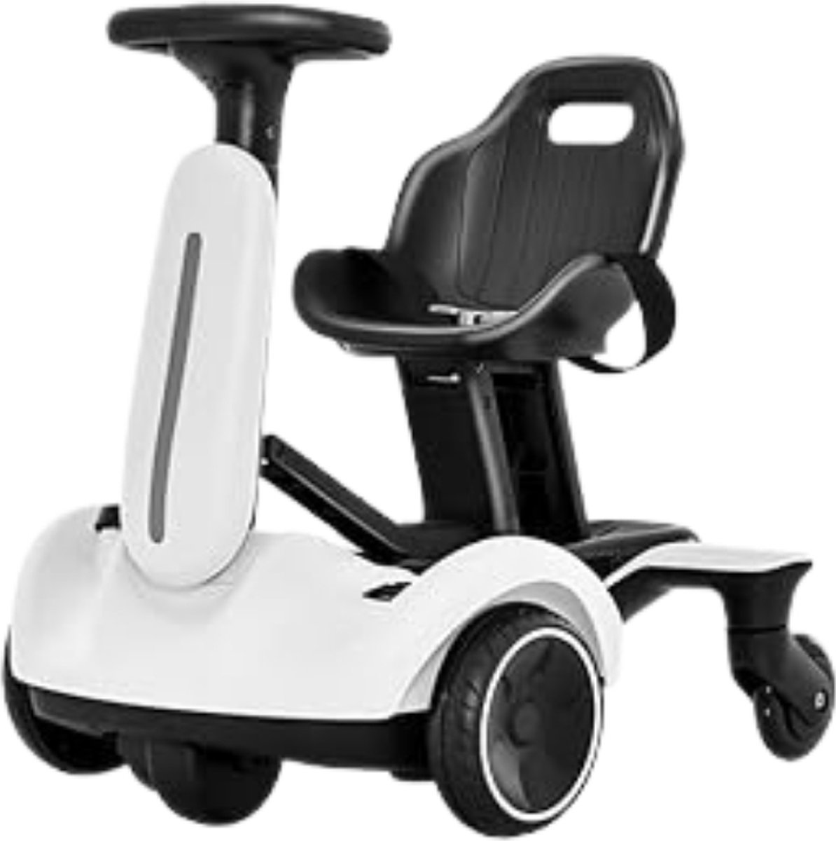 LifeStages - drift kart - 6V Elektrische Skelter - Steekwagen met 2-voudig Verstelbare Zitting - Wit Accuvoertuig kopen online