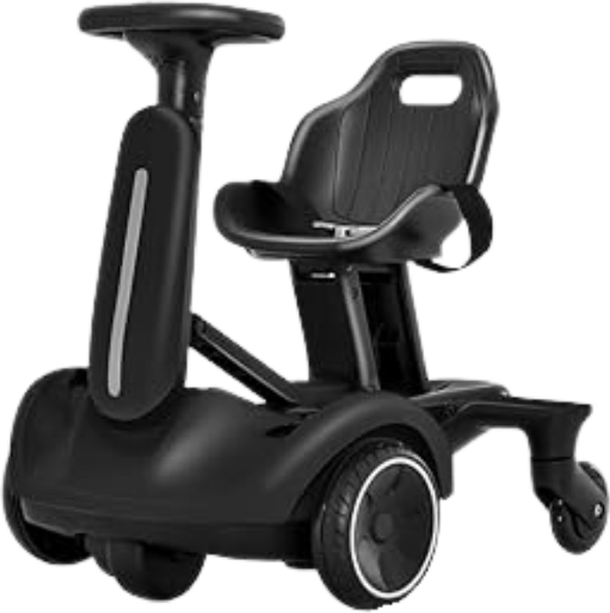 lifestages drift kart 6v elektrische skelter steekwagen met 2 voudig verstelbare zitting zwart