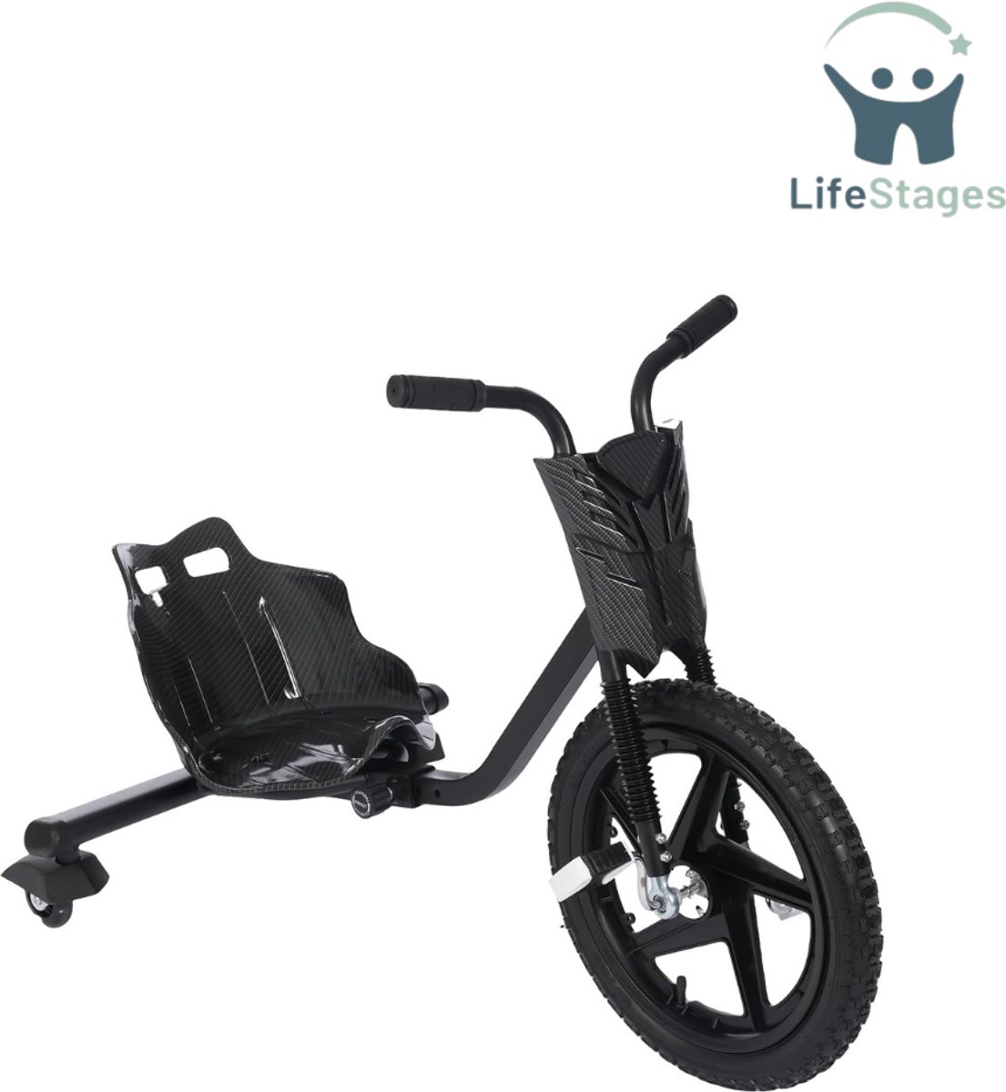 lifestages drift trike 60 drift trike pedaal gokart voor kinderen drift scooter scooter verstelbare pedalen driewieler kindervoertuigen voor jongens en meisjes