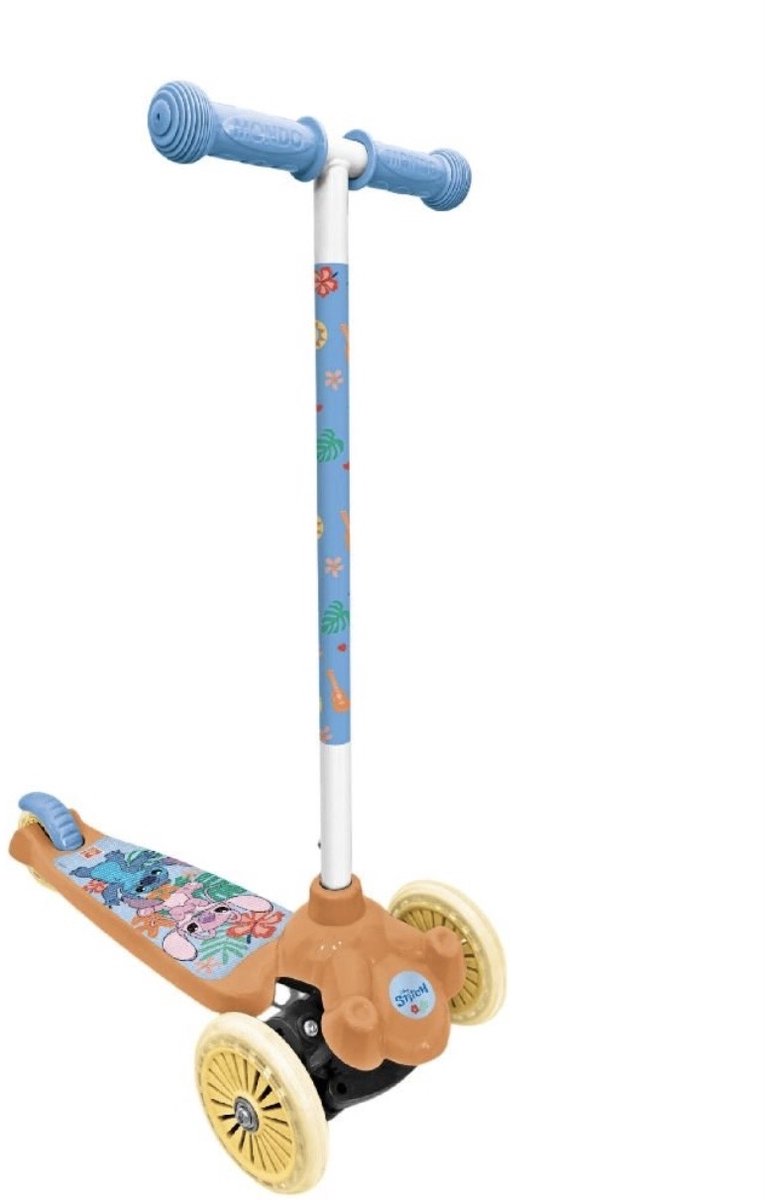 lilo en stitch 3 wiels step met een antislip plastic 3