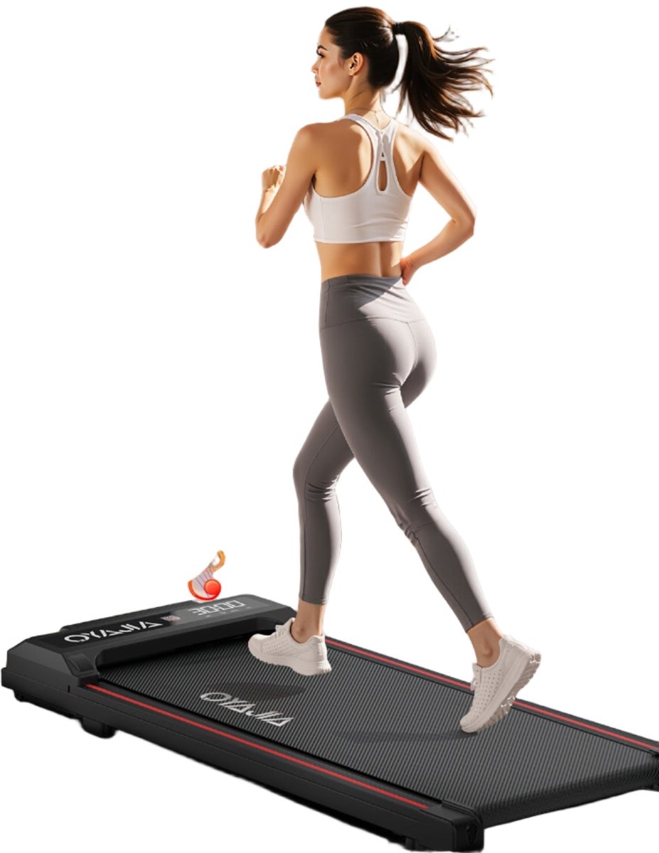loopband wandelband walking pad treadmill hometrainer inklapbaar 37 5x90 cm loopvlak draadloze afstandsbediening en app