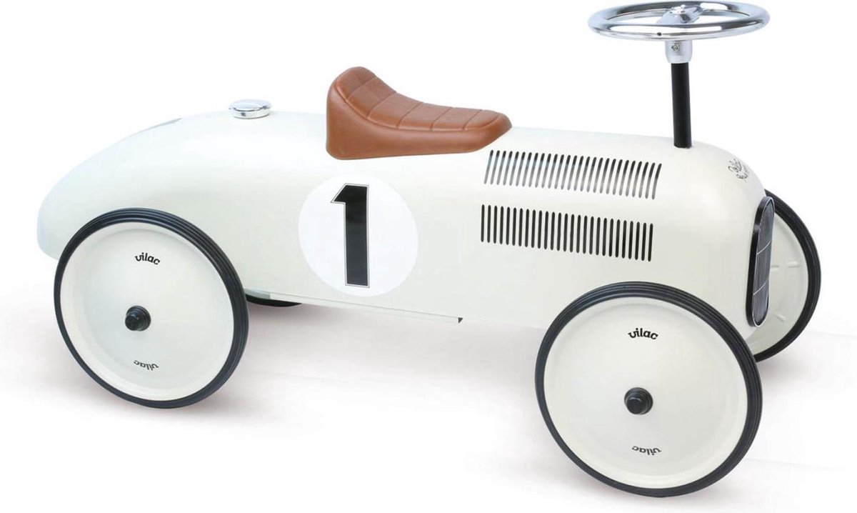 Loopwagen vintage parelmoer ( metaal ) van Vilac Loopauto kopen online