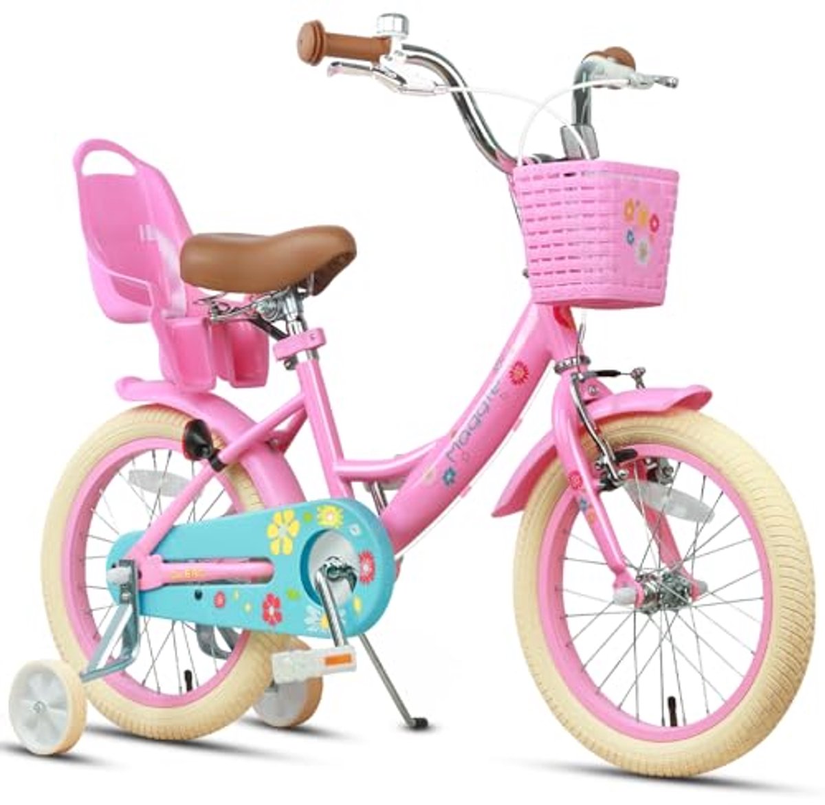 meisjesfiets 12 20 inch met poppenzitje mand en trainingswielen voor kinderen van 2 13 jaar