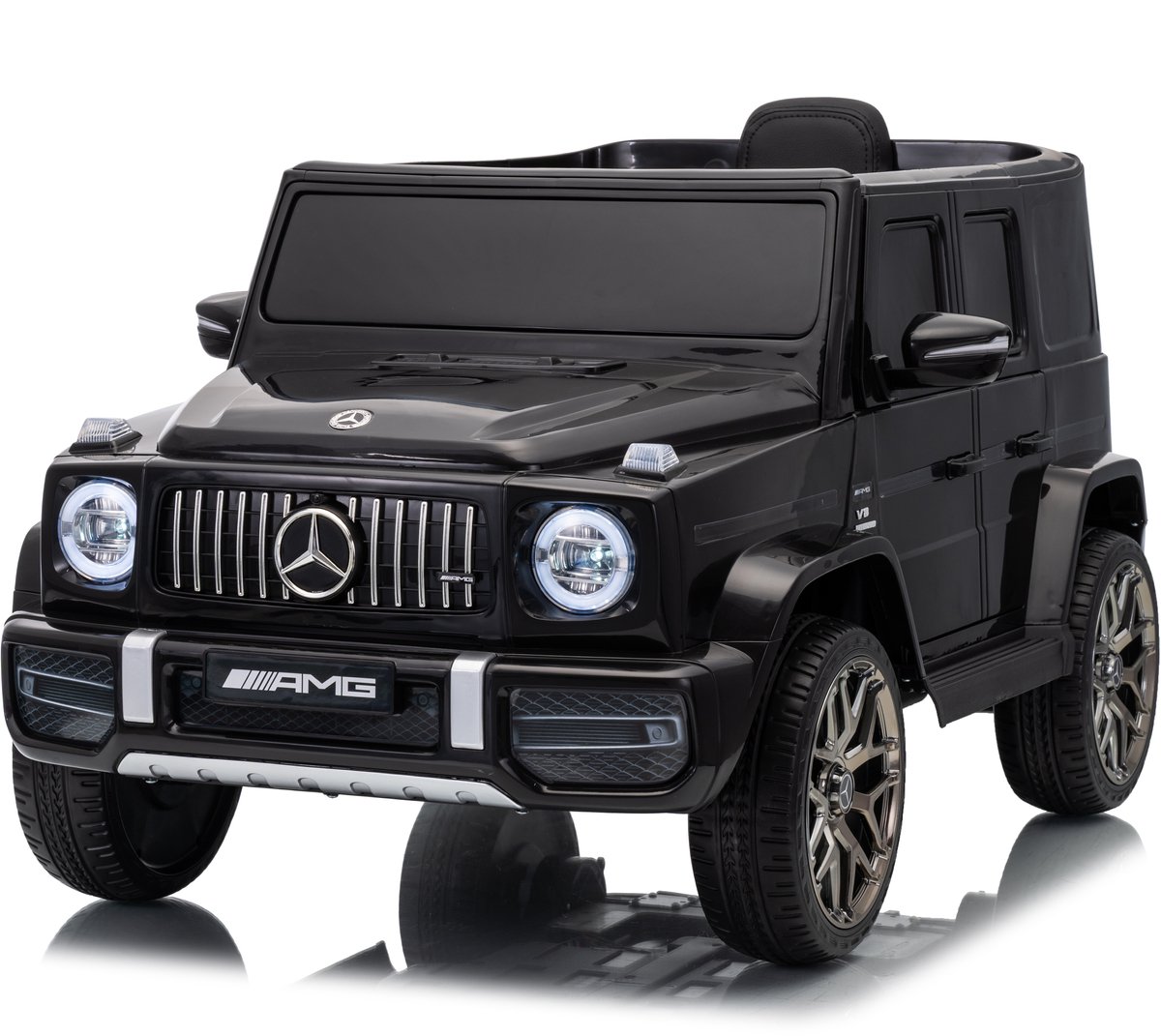 Mercedes G63 AMG - Elektrische Kinderauto - 12V - 1 tot 4 jaar - Zwart Accuvoertuig kopen online