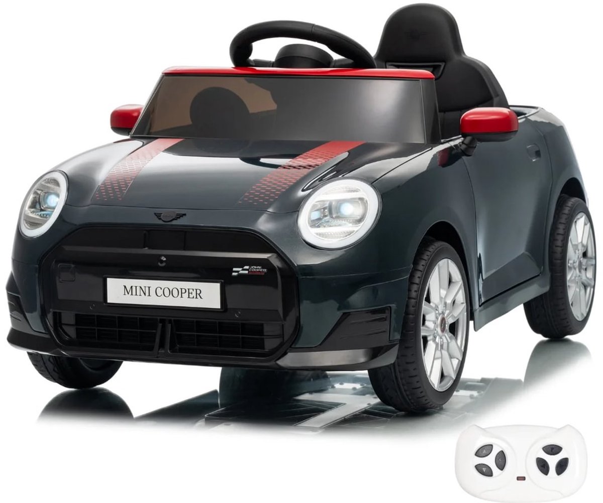 MINI Cooper JCW Elektrische Kinderauto 12V - 1 tot 5 jaar - Vernieuwde Li-ion Accu - Zwart Accuvoertuig kopen online
