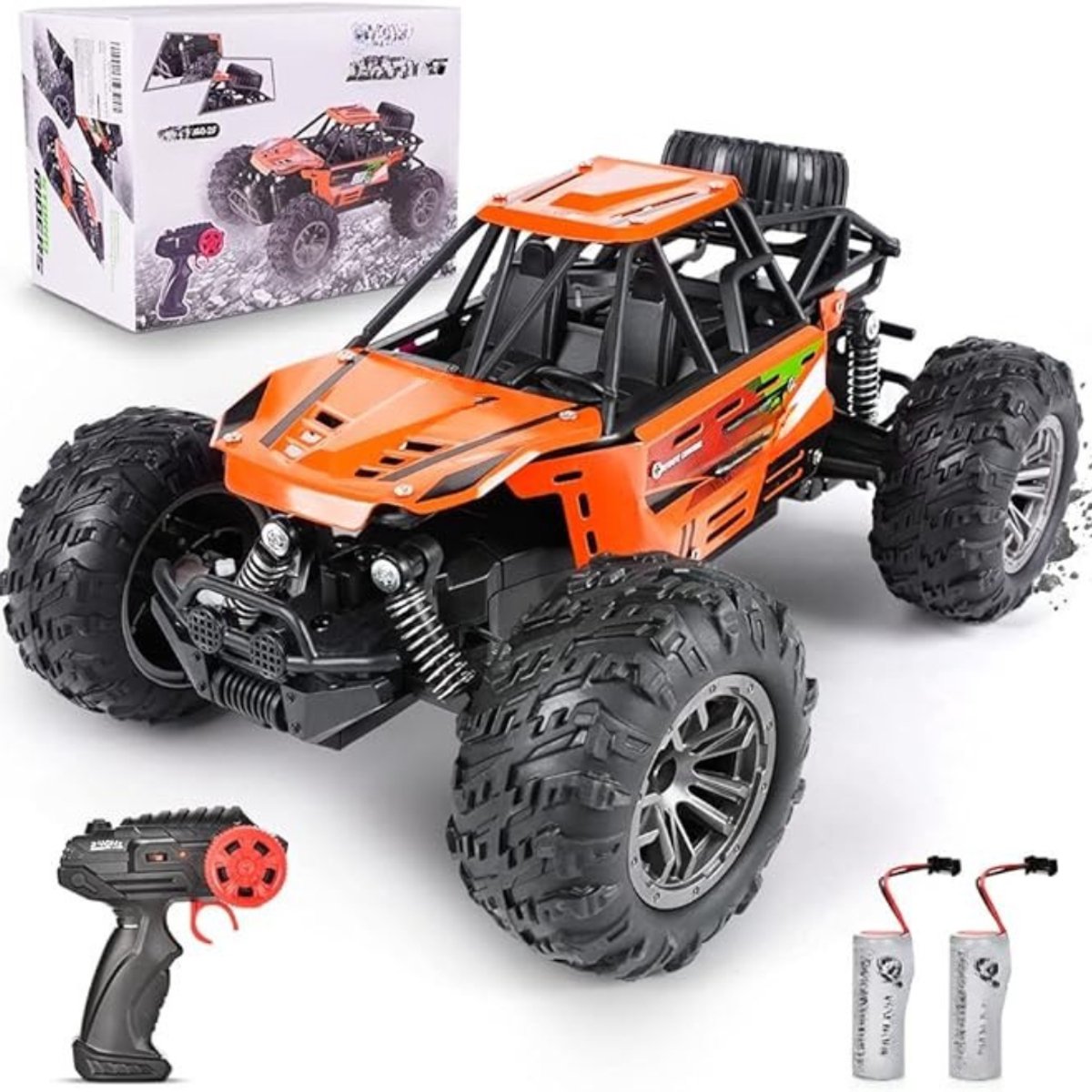 mmp elektrische auto voor kinderen accu elektrische auto elektrische kinderauto oranje 25cm x 18cm x 15cm