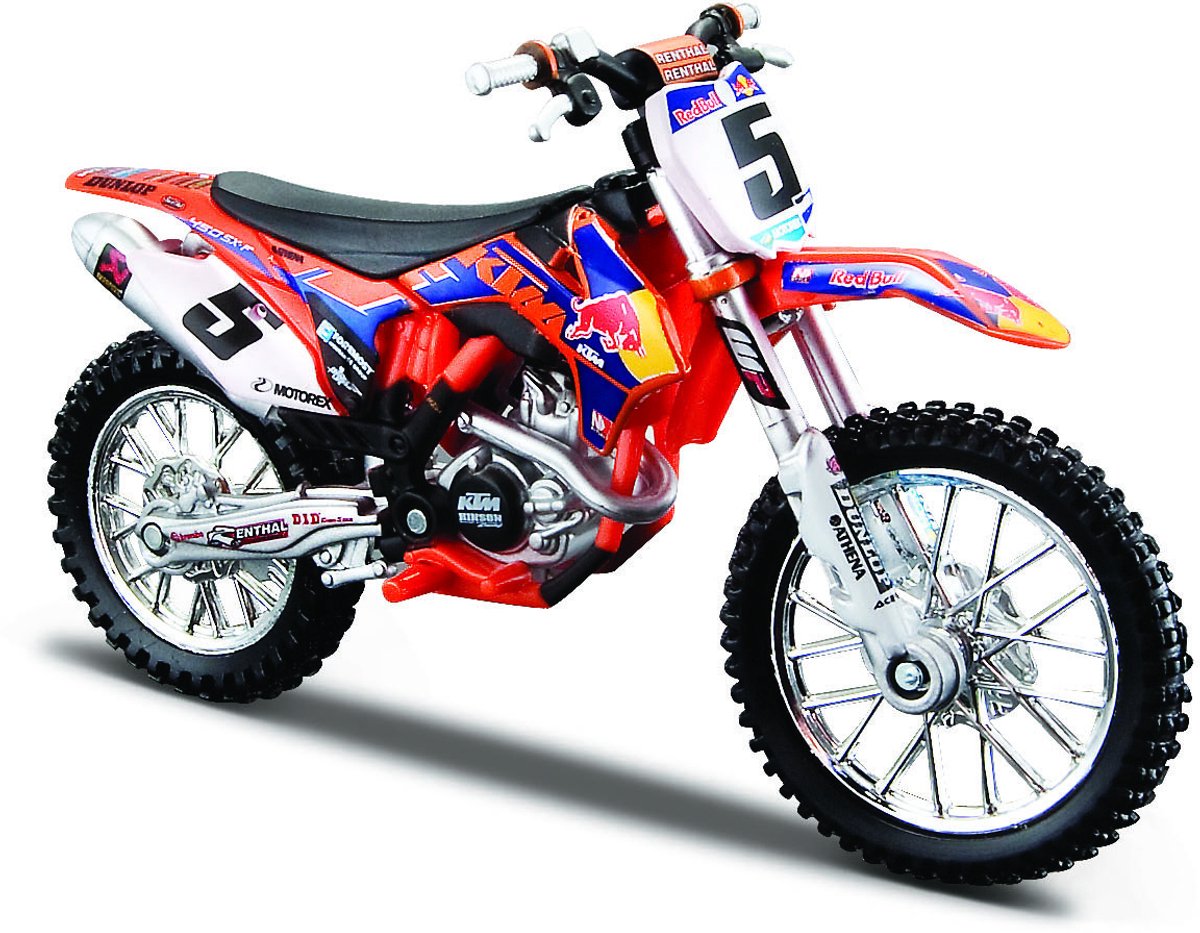 motorfiets bburago wrb ktm cross 1 18
