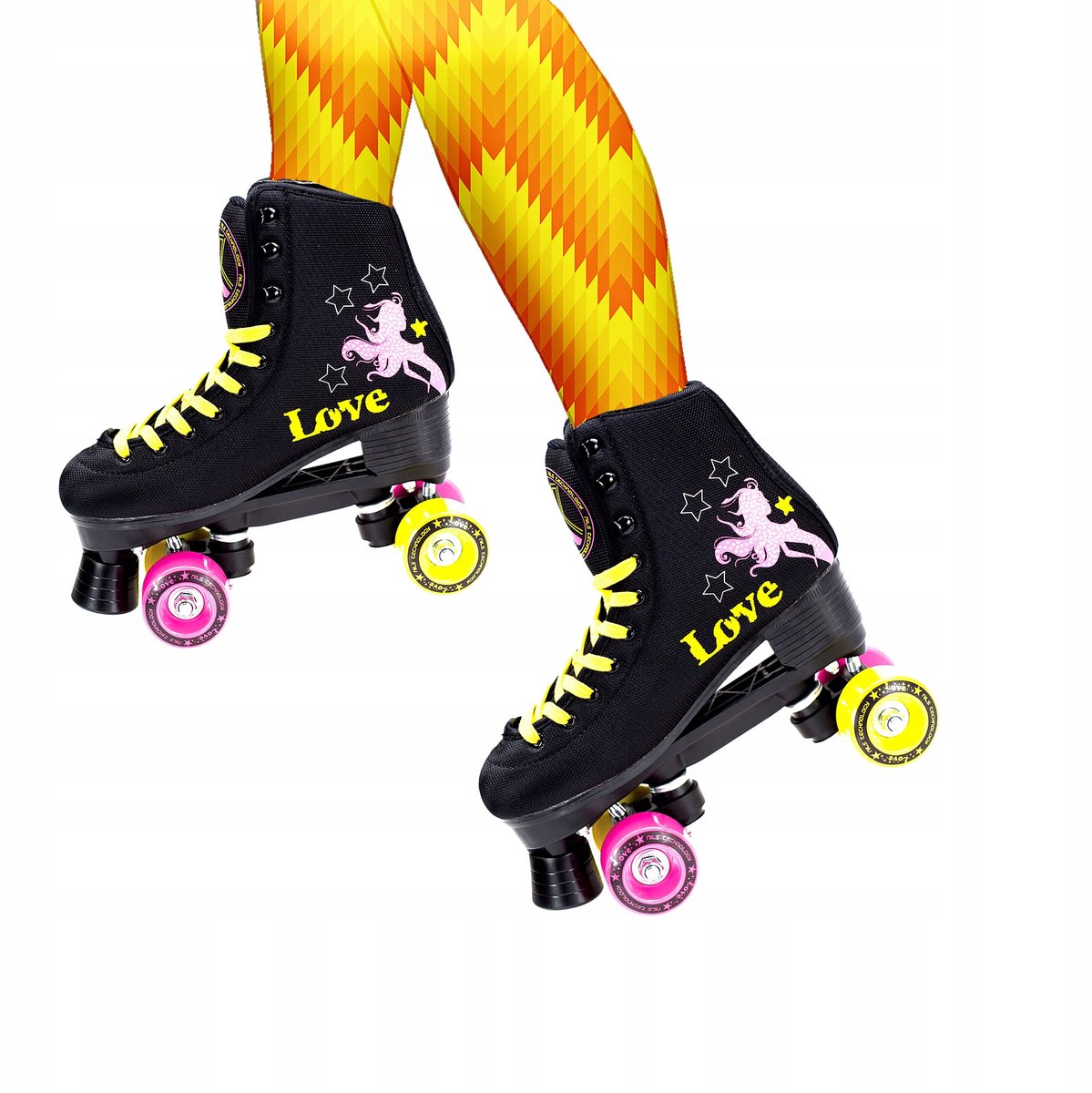 nils extreme nq2201s retro skates maat 35 pu rubberen wielen