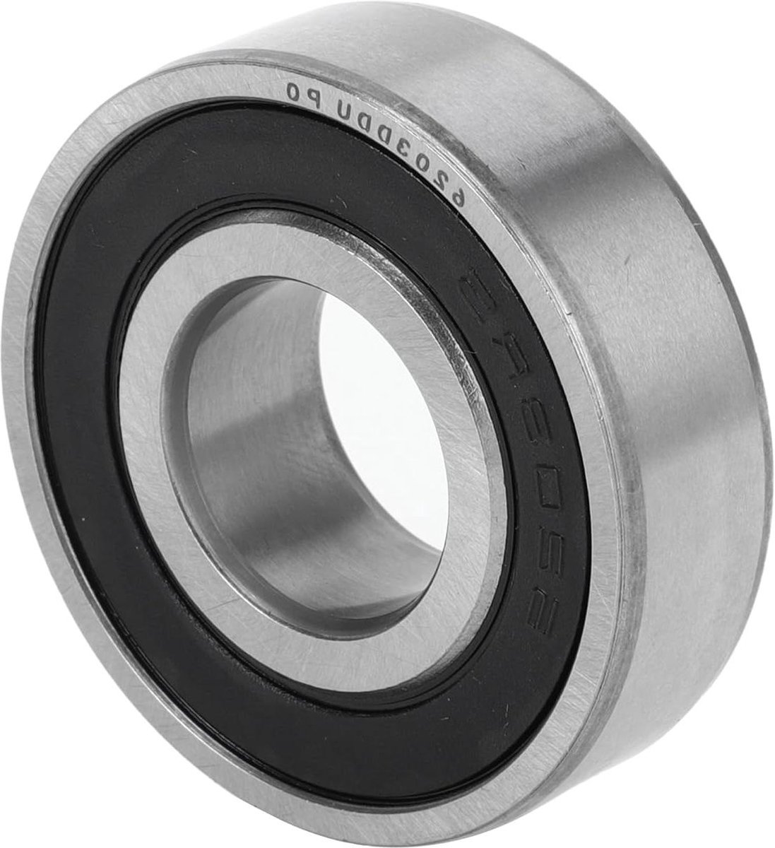 Nordivar - Diepe Groef Kogellagers 17x40x12mm - Gesmeerde Lagers - Rubber Afdichting - Wiel - Scooter Skateboard - Zwart Zilver Skateonderdeel kopen online