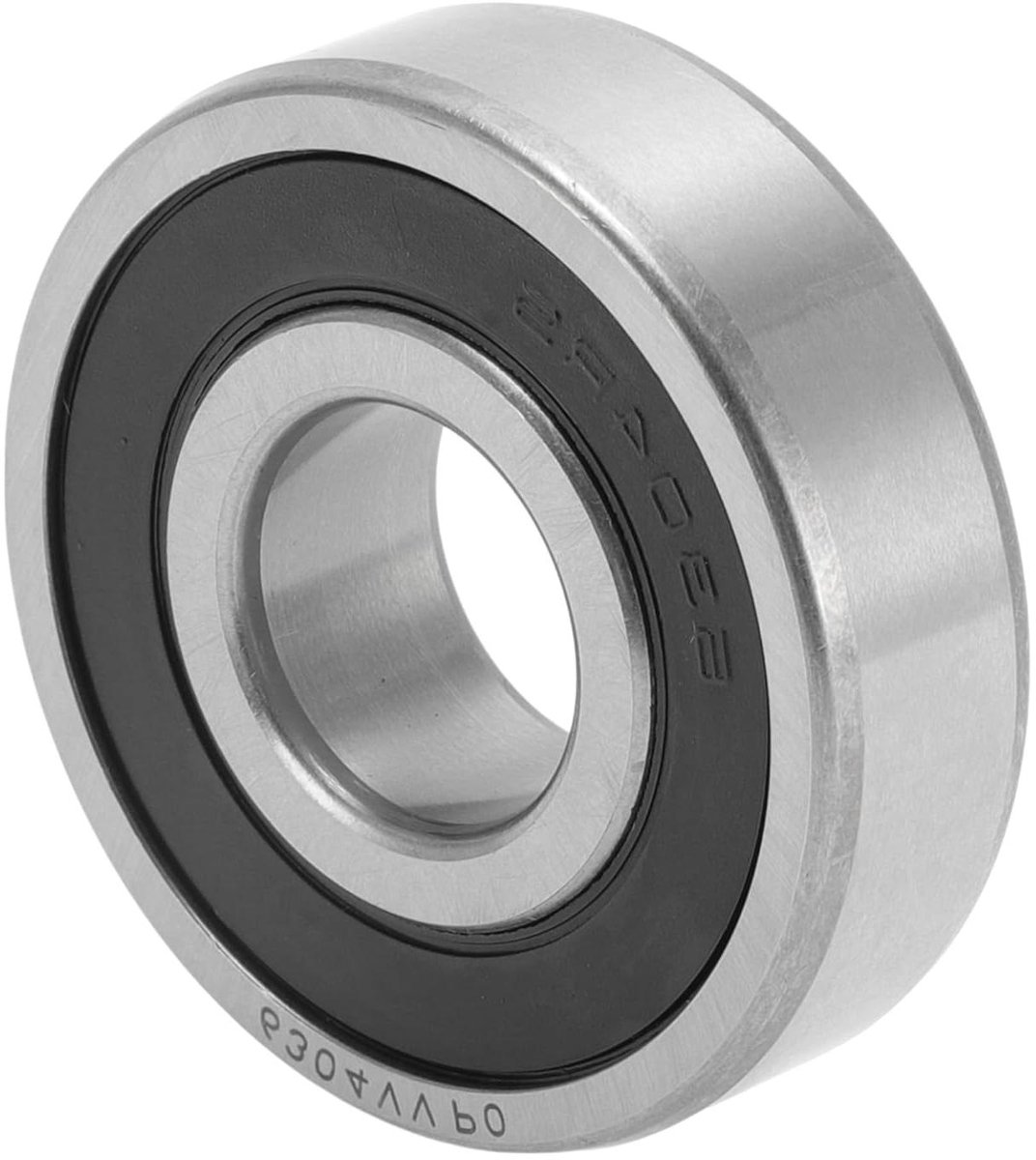 nordivar diepe groef kogellagers 20x52x15mm zwart zilver gesmeerd p0 dubbele rubber afdichting voor scooter skateboard wiel