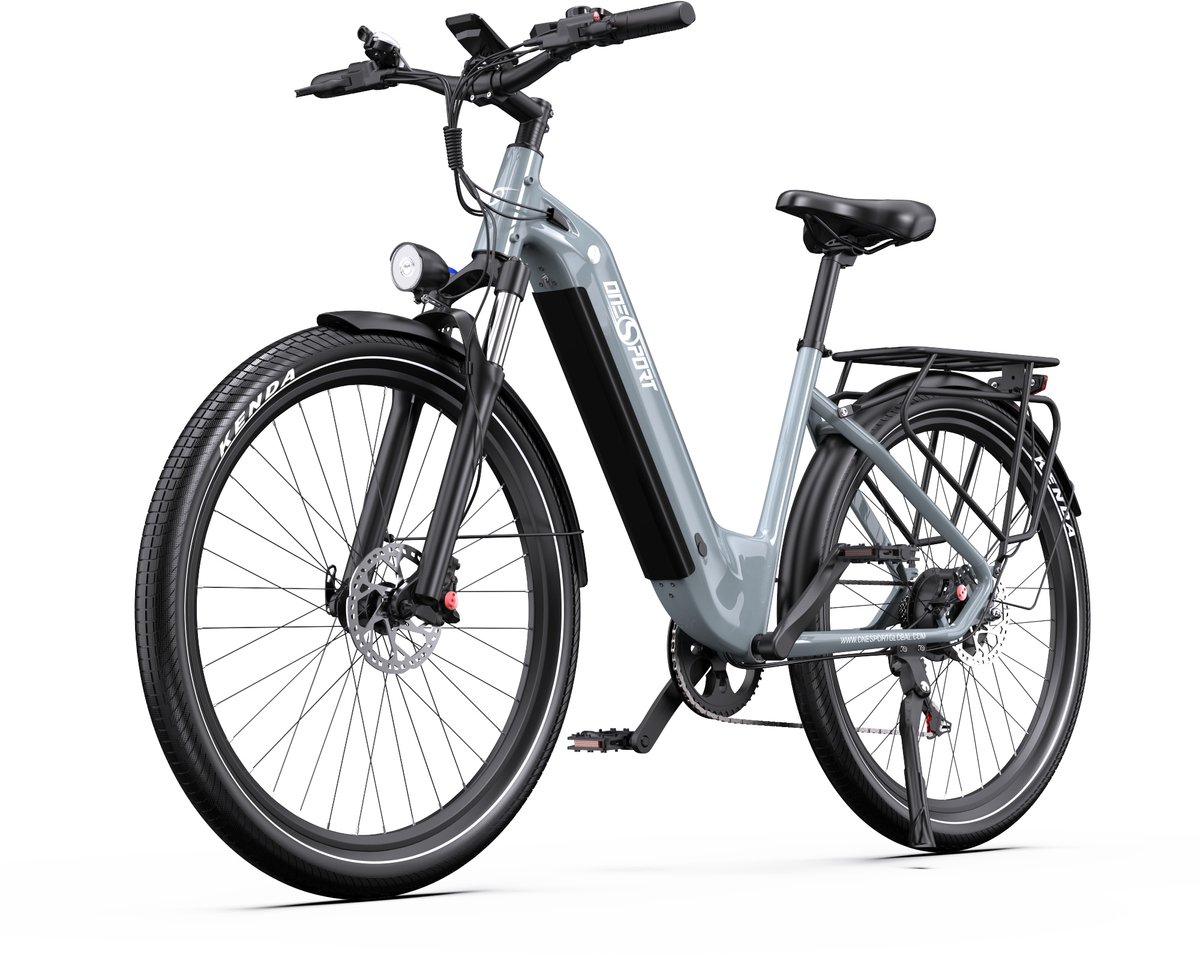 OneSport OT05 Elektrische Fiets - Motor 250W - Actieradius 80km - 27.5 Inch - Grijs Fiets (elektrisch) kopen online