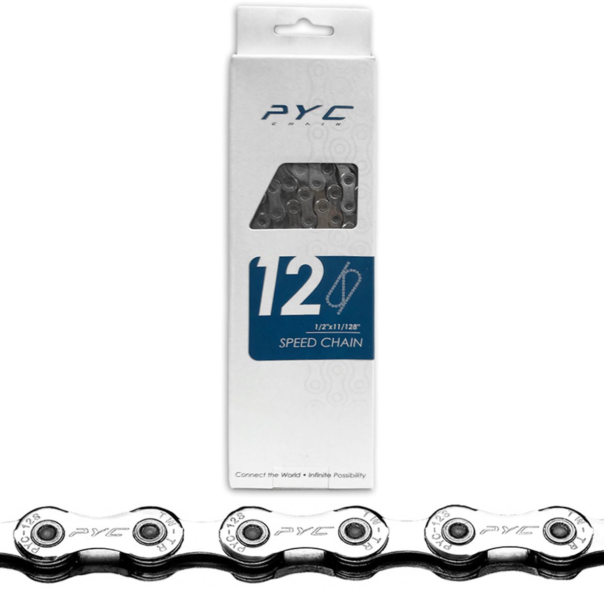 p y c fietsketting 12 speed 1 2x11 128inch 126 schakels