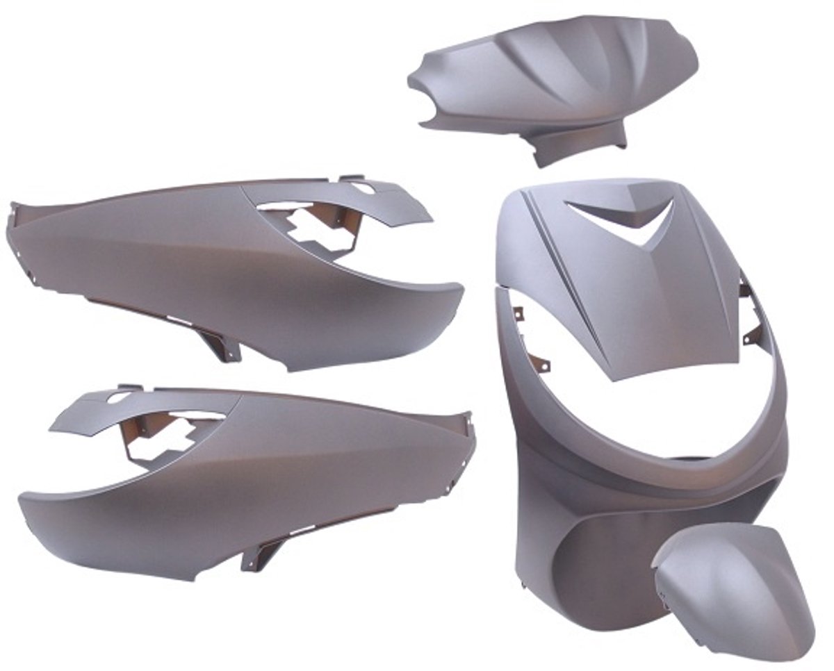 plaatset peugeot vivacity tot bj 2008 6 delig mat grijs