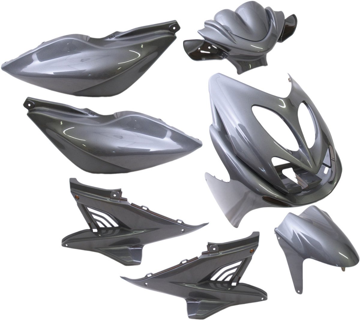 plaatset yamaha aerox tot bj 2014 9 delig antraciet glans