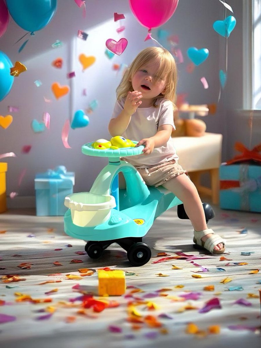 Plasmacar wigglecar - pastel mint loopauto - geschikt voor kinderen vanaf 2,5 jaar - veilig en educatief speelgoed Loopauto kopen online