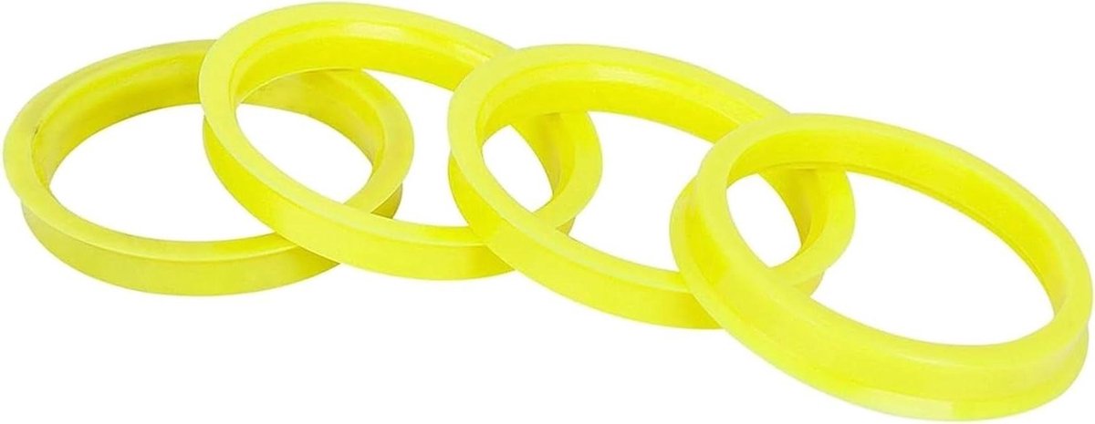 Plastic Auto Hub Centric Ringen Wiel Boring Center Spacer Geel (66.6mm tot 57.1mm) - Set van 4 stuks - Voor Auto Wielen - Verbeterde Wielbevestiging Buitenspeelvoertuigaccessoire kopen online