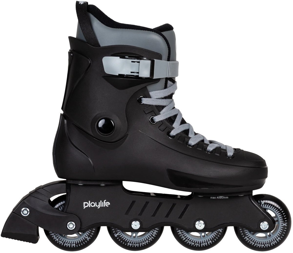 playlife rave 80 inline skates zwart eu 45 46 man vrouw