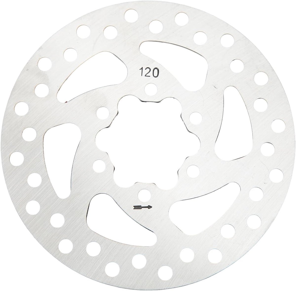 premium schijfrem 120 mm elektrische scooter roestvrij staal 6 gaten 6 schroeven remvoering banden elektrische step