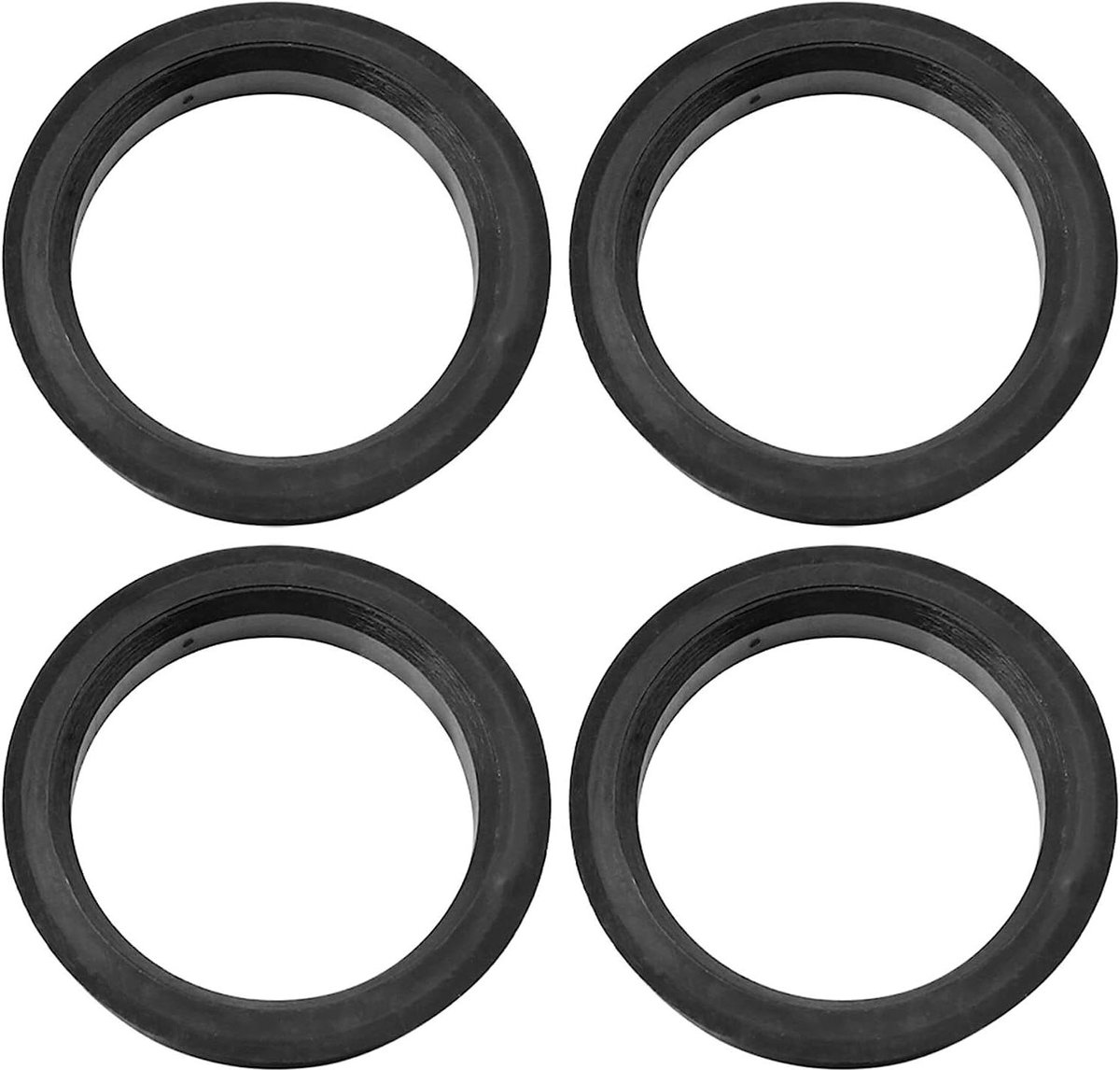Provento - Set van 4 Kunststof Hub Centric Ringen voor Autovelgen in Zwart - 74.1mm OD naar 72.6mm ID - Wiel Boring Center Spacer Buitenspeelvoertuigaccessoire kopen online