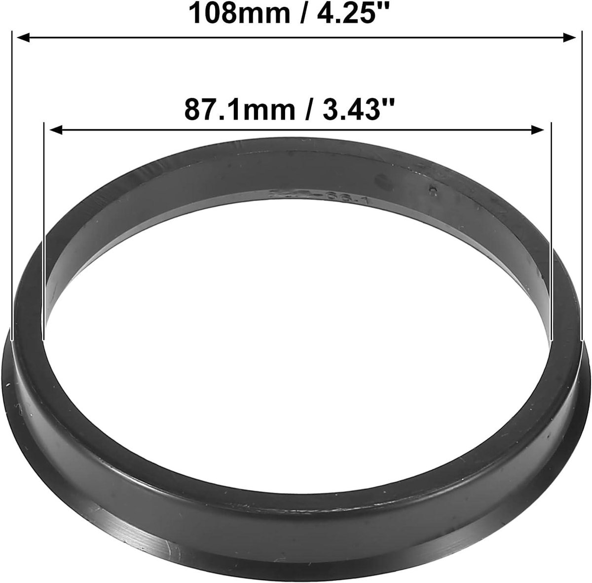 Provento - Set van 4 plastic hub centric ringen voor auto wielen 66.1mm tot 74.1mm - Center Spacer Buitenspeelvoertuigaccessoire kopen online