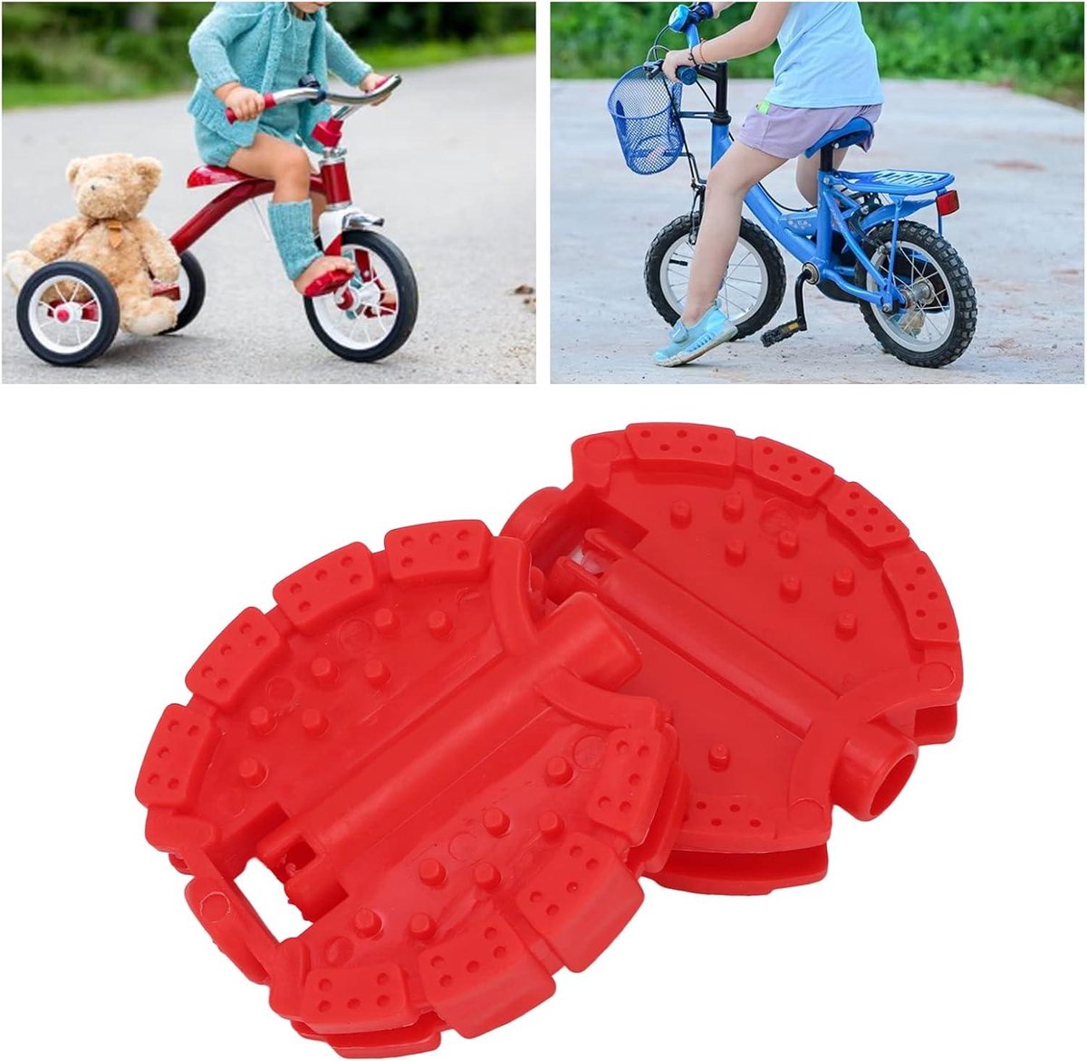 Provento - Vervangende pedalen kinder driewieler - Plastic - 2 Stuks - Fiets pedaal - Kinderen - Driewieler - Kind - Kinderwagen - Voorwiel - Voetpedaal - Accessoires Driewieler kopen online