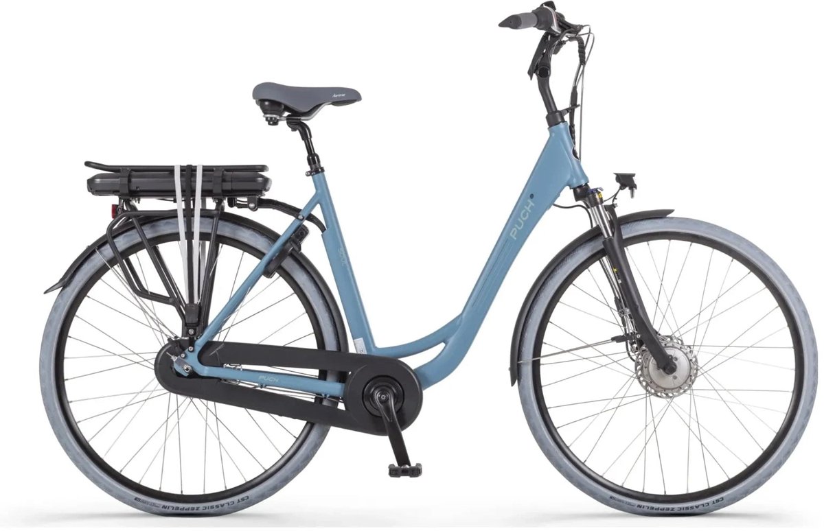 Puch E-Soul N7 Elektrische Fiets - Damesfiets - 55 cm - Katoen Blauw - E-bike Fiets (elektrisch) kopen online