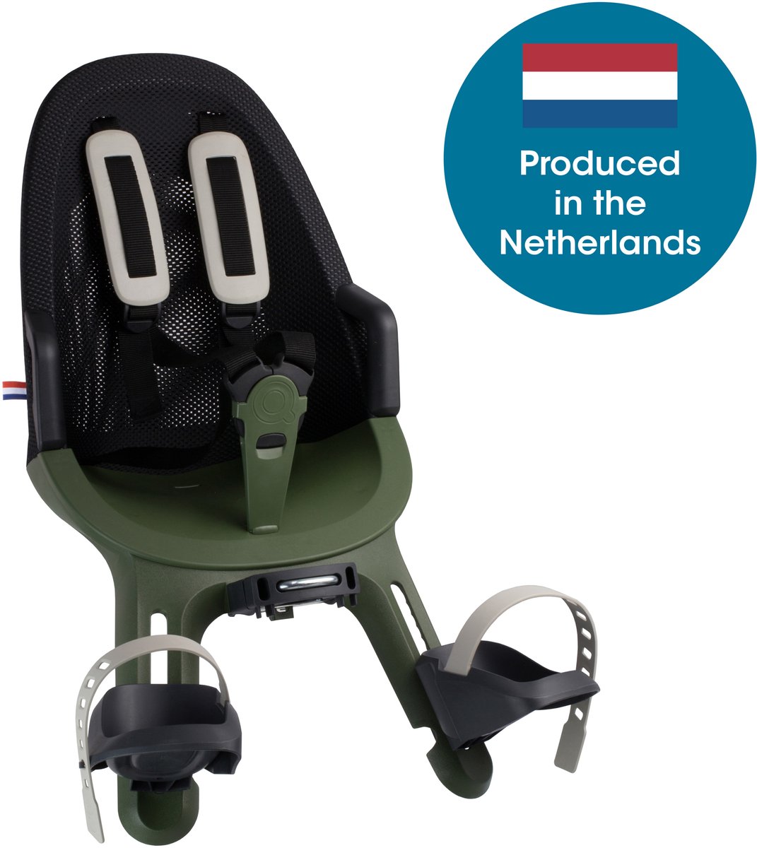 qibbel air fietsstoeltje voor magic green stuurpenbevestiging voorzitje fietszitje stuur