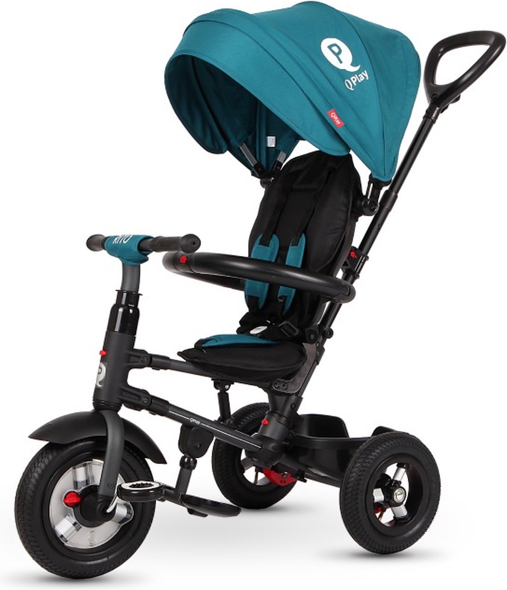 Qplay Driewieler Rito Air Junior 90 X 49 X 93 Cm Staal Turquoise Driewieler kopen online