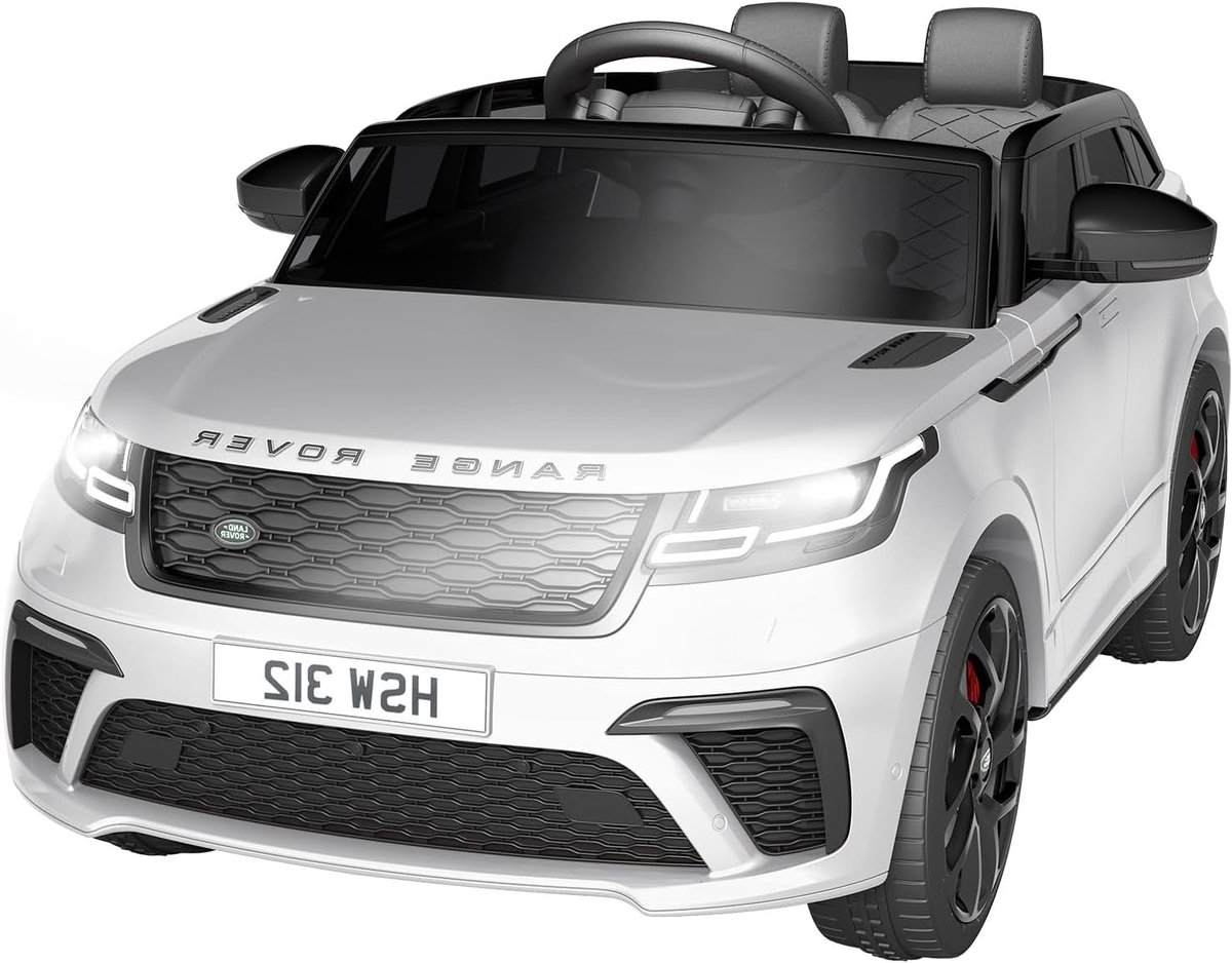 range rover evoque elektrische kinderauto accu auto met bluetooth en afstandsbediening roze 3 tot 6 jaar