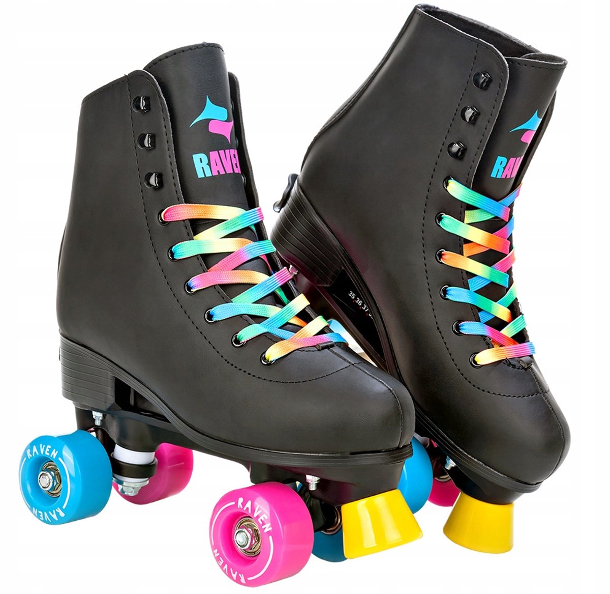 RAVEN IRIS zwarte verstelbare skates maat 39-42 Rolschaatsen kopen online