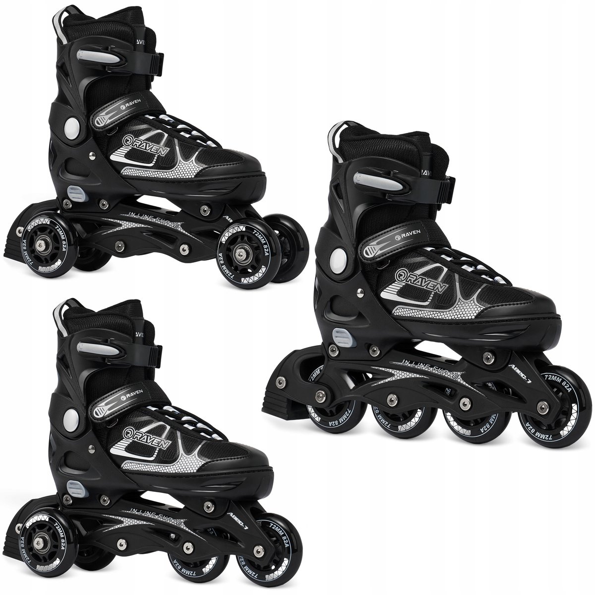 RAVEN Spirit 3-in-1 inline skates/rolschaatsen maat 37-40 Rolschaatsen kopen online