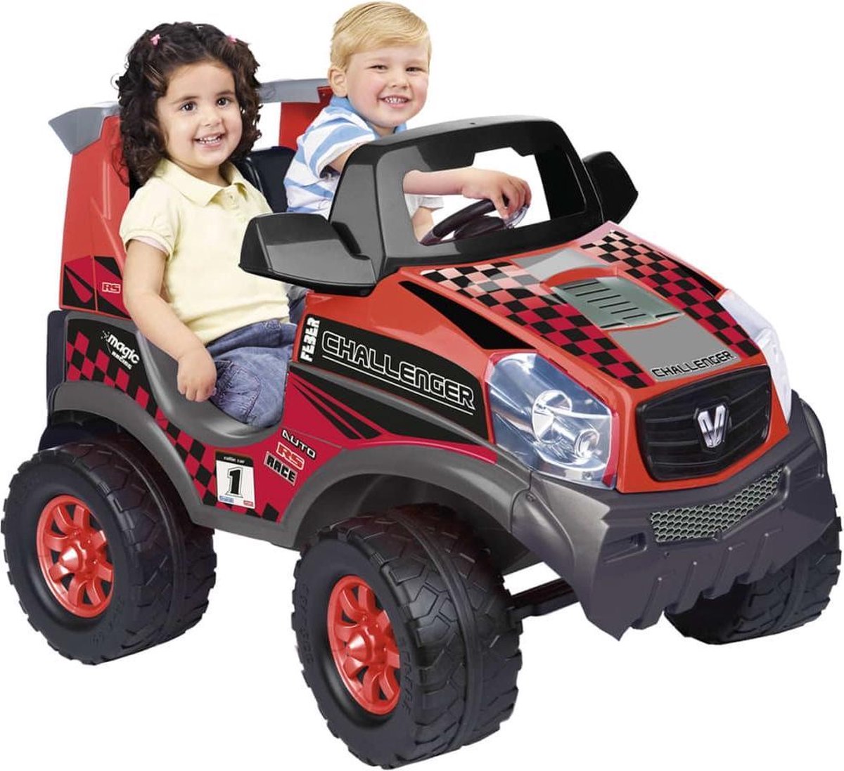 rijdend gemotoriseerd feber car challenger 12v 3
