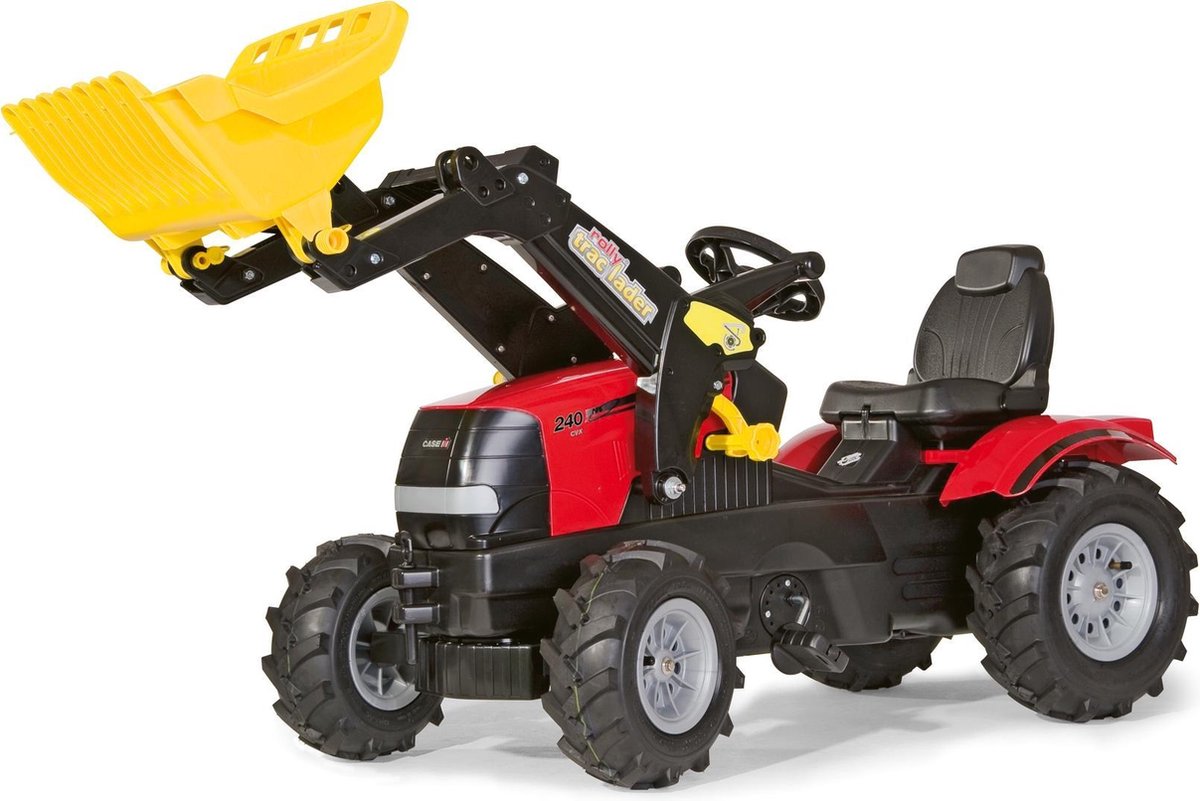 rolly toys 611126 rollyfarmtrac case puma cvx225 tractor met lader en luchtbanden