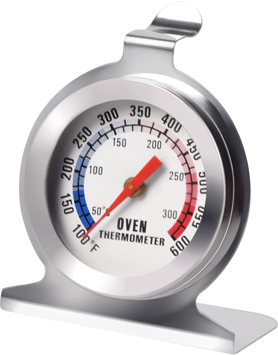 RVS Oven Thermometer, Geschikt Voor Elektrische/gasovens, Keuken Koken, Barbecue, Rookmachine Thermometers (50-300 ° C / 80-80 ° F) Fiets (elektrisch) kopen online