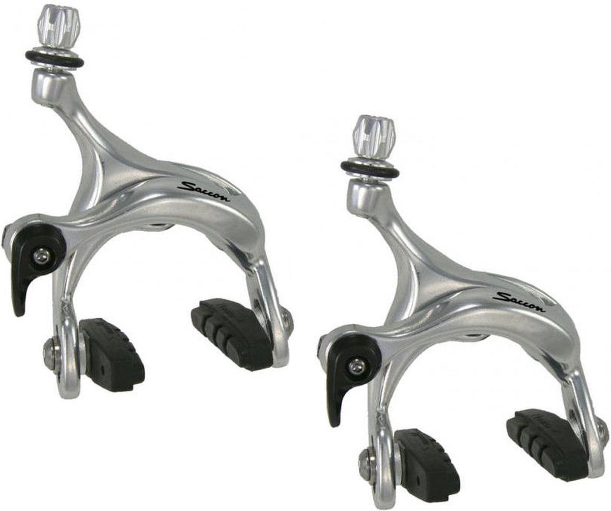 saccon remmenset road dual pivot 39 49 mm aluminium zilver