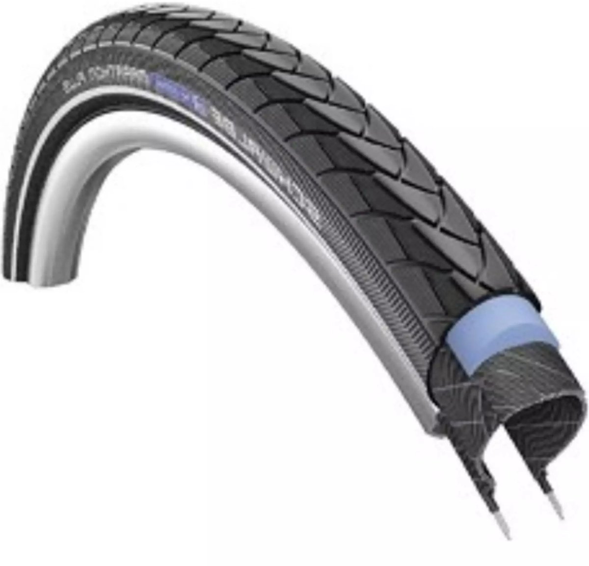 schwalbe vouwband marathon plus smartguard antilek reflectie 28 x 1 4 inch 37 622 55 85 psi zwart