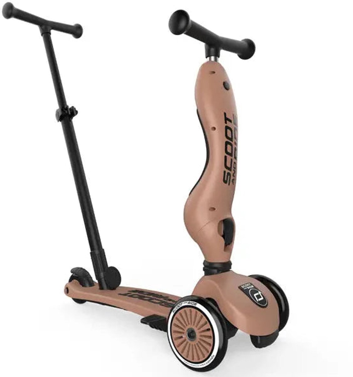 Scoot & Ride Highwaykick 1 Push & Go | Mocha Kinderfiets kopen online