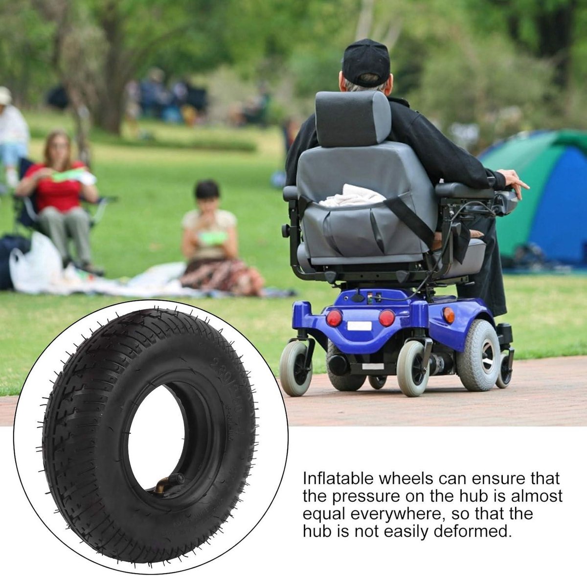 Scooterband 2.80-2.50-4 voor ouderen mobiliteitsscooter: binnenband elektrische scooter wiel vervanging Buitenspeelvoertuigaccessoire kopen online