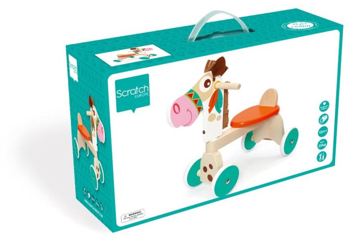 scratch loopfiets pony loopfiets jongens en meisjes multicolor