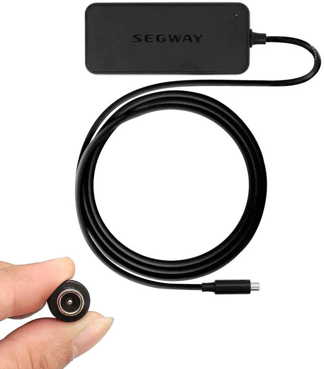 segway ninebot kickscooter oplader