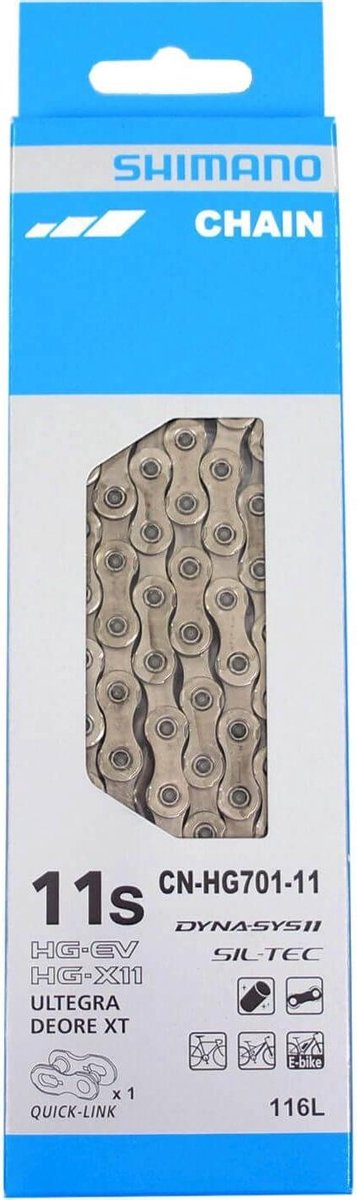 shimano hg701 ultegra deore xt ketting 11 speed ql 116 schakels