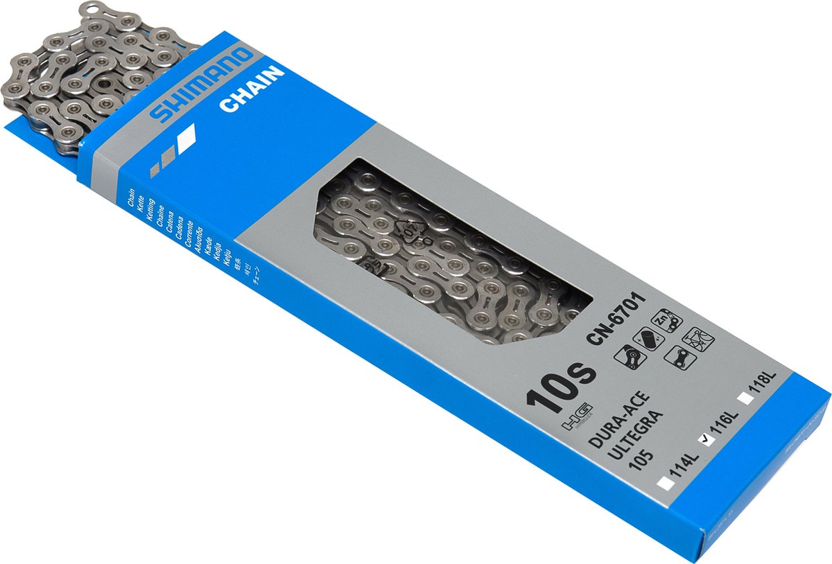 shimano ketting ultegra cn 6701 1 2 x 3 32 10s 116 schakels