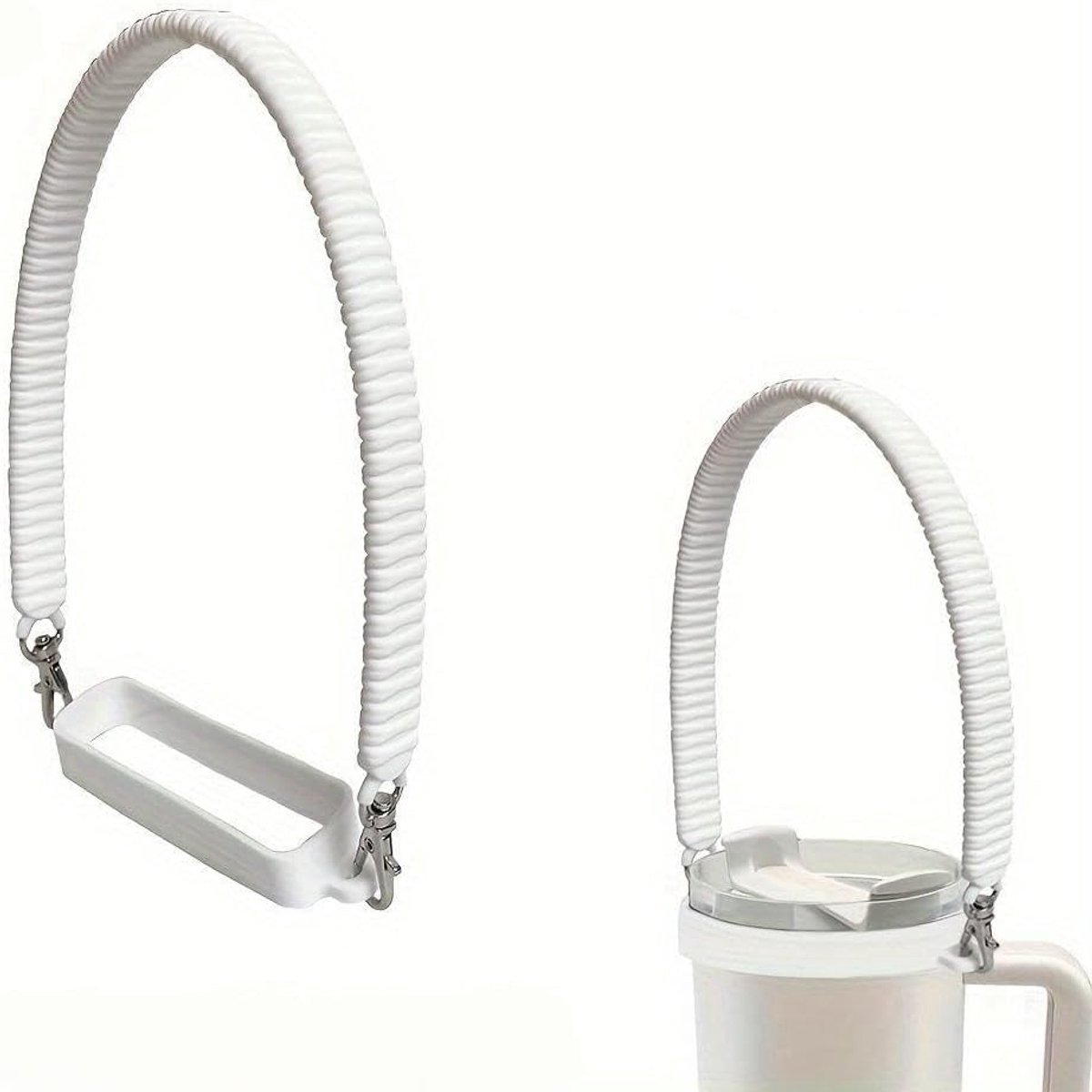 Siliconen bekerhouder Geschikt voor rugzakken, fietsen en reisuitrusting, wit Buitenspeelvoertuigaccessoire kopen online