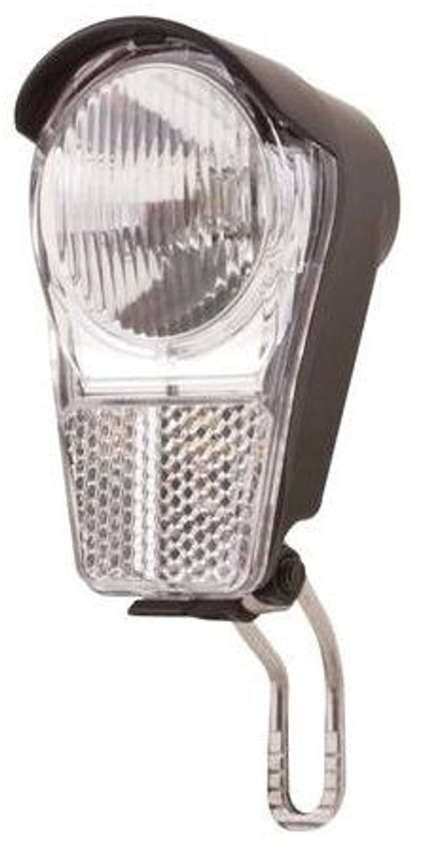 spanninga moderne led koplamp ge ntegreerde reflector batterijvoeding zwart veelzijdige montageopties