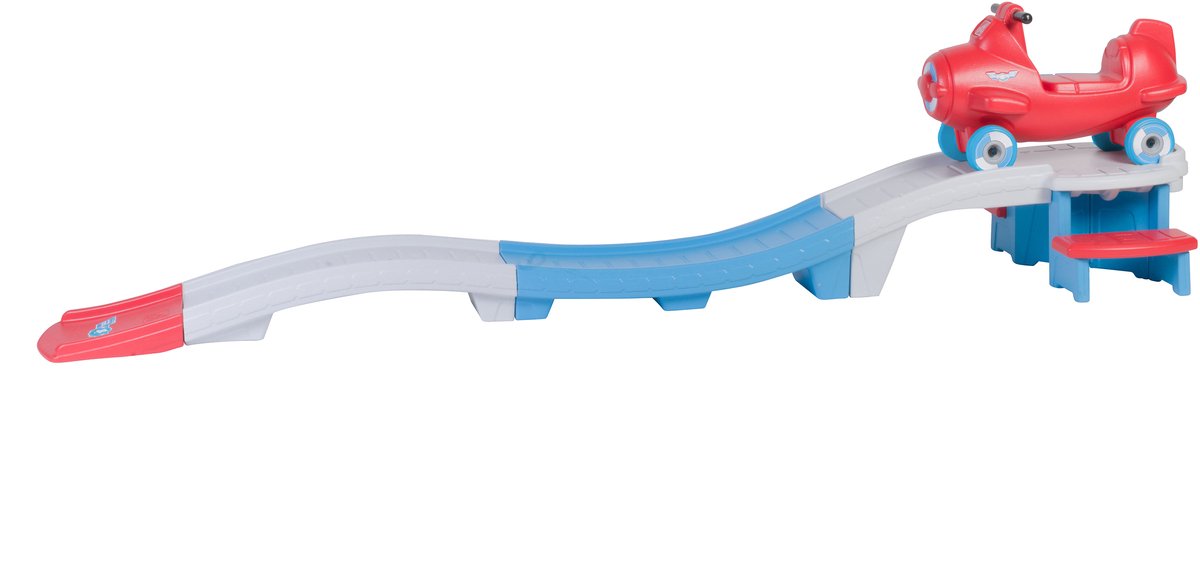 step2 up down roller coaster sky rider speelgoed achtbaan kinderachtbaan met vliegtuig loopauto 280 cm achtbaan voor kinderen met speelgoed auto